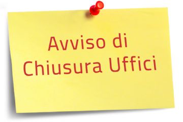 Chiusura uffici comunali lunedì 5 gennaio
