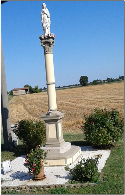 Stele completa della Madonnina post restauro
